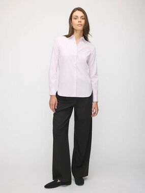 NWT Kit and Ace Women's Marbella Lavender Button-Down Shirt size Small